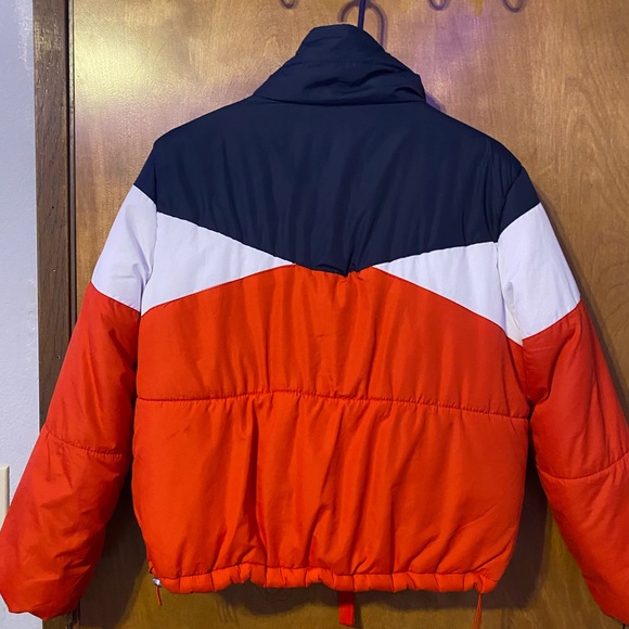 Red White And Blue Puffer Jacket 
